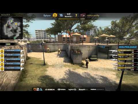 DAVEY eco round P250 triple kill - Splyce vs. compLexity  CS:GO ESL Pro League
