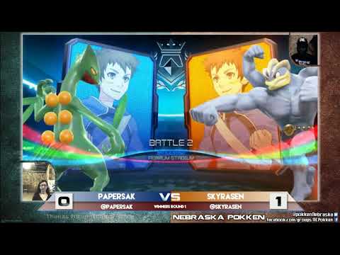 4 Papersak (Weavile/Sceptile) vs SkyRasen (Machamp) - Pokken at Underground - 08/29/17