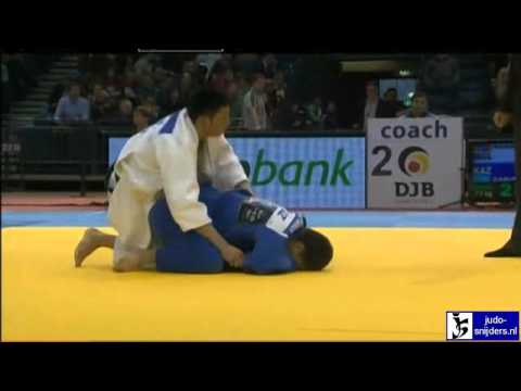 Judo 2013 Grand Prix Dusseldorf: Narankhuu (MGL) - Zaripkanov (KAZ) [-73kg]