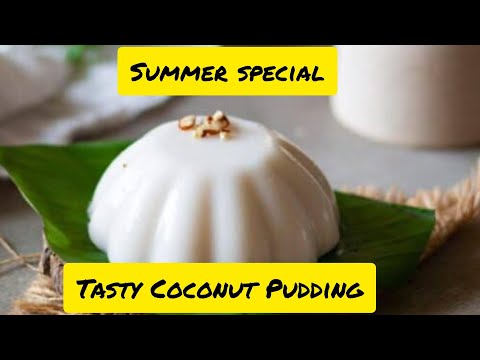 |Summer Special-Easy Coconut Pudding Recipe in Kannada|