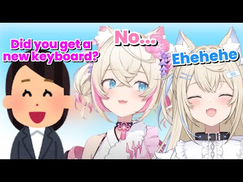 FuwaMoco still haven't replaced the crushed keyboard FuwaMoco still haven't replaced the crushed keyboard