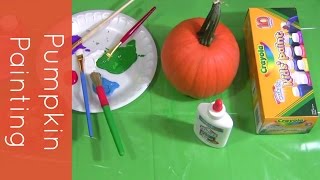 Pumpkin Painting For Preschool and Kindergarten