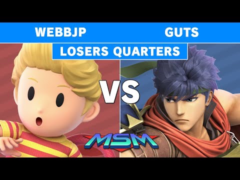 MSM Online 11 - WebbJP (Lucas) Vs Guts (Ike) Losers Quarters - Smash Ultimate