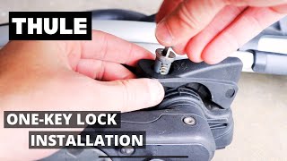 THULE One-Key Lock Cylinder Core Installation