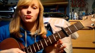 How to play Santa Baby (Taylor Swift version) easy guitar lesson