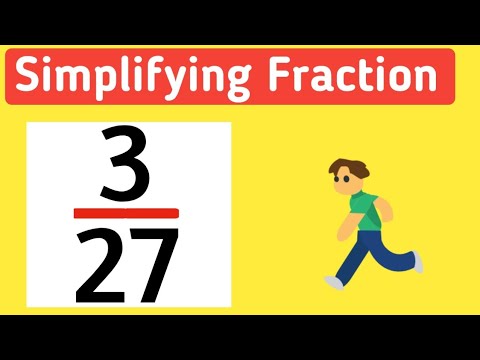 How to Simplify the Fraction 3/27 || 3/27 Simplified
