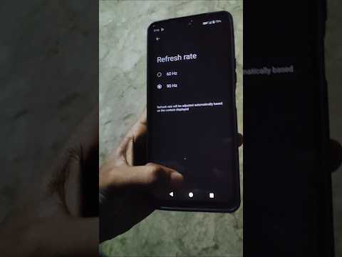 Poco C61,C65 me Refresh Rate Kaise Change Kare #shortsfeed #shorts