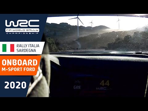 WRC - Rally Italia Sardegna 2020: ONBOARD compilation M-Sport Ford