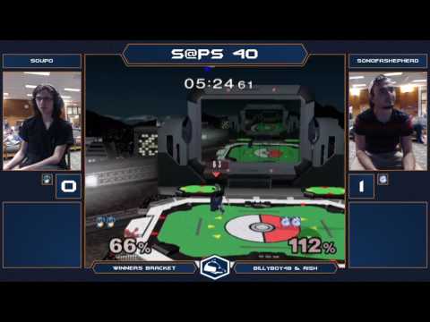 S@PS 40 Melee Singles - Soupo (Marth) VS Sonofashepherd (Jigglypuff) - Winners Quarters