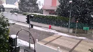 preview picture of video 'La neige sur Domene'