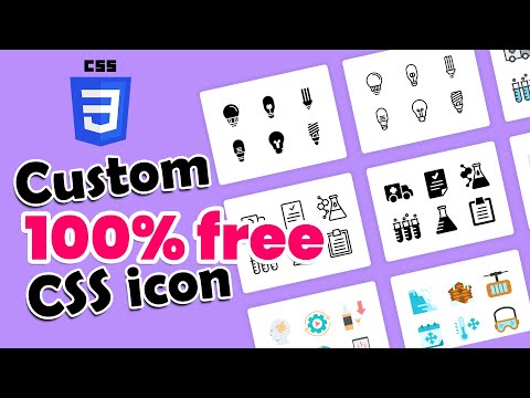 How To Add Free CSS Custom Icons | CSS | 100% Free Icons on website #css#css tutorial #css animation