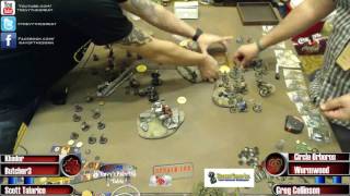 CaptainCon 2017 Masters Round 2 - Scott Talarico (Khador) vs. Greg Collinson (Circle)