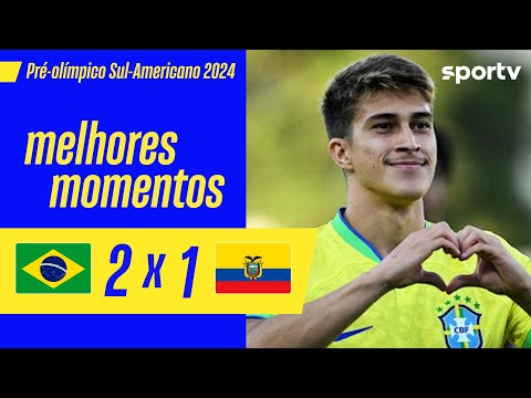 Gols e lances de Brasil x Equador
