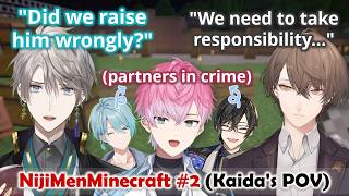 【ENG SUB】NijiMen Minecraft Server Highlights #2【Kaida Haru 甲斐田晴 / NIJISANJI にじさんじ 】