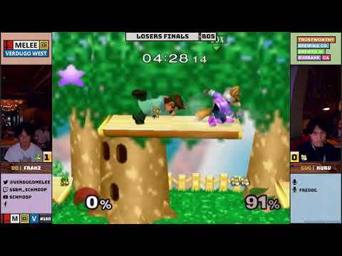 Melee @ Verdugo West 160 Losers Finals - Franz vs Kurv (Fox, Luigi)