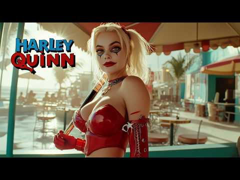 Harley Quinn, Batman & Joker : 1950's Super Panavision 70