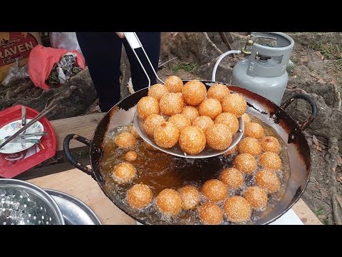 Street Food Festival in Saigon Vietnam 2018 | Sesame Balls