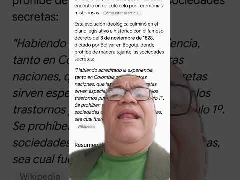 ¿ Bolivar fue cuaquero, Pentecostal, ? No fue Masón 
