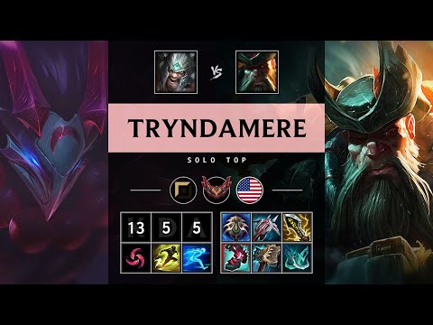 Tryndamere Top vs Gangplank - NA Grandmaster Patch 25.20