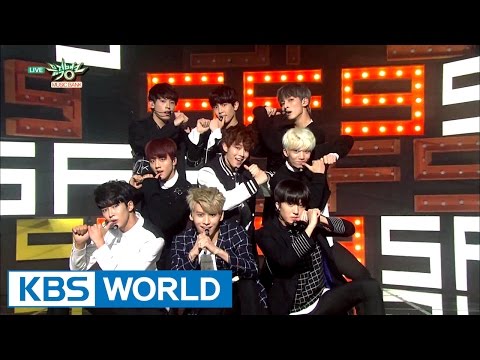 SF9 - K.O. /  Fanfare (팡파레) [Music Bank Hot Debut / 2016.10.07]