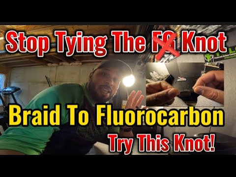 Try This Easy Braid To Fluorocarbon Leader Knot For Beginners! "Quit Wasting Your Time!"