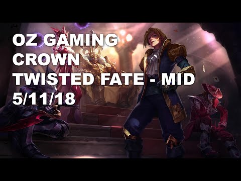 OZ Gaming Crown Mid Twisted Fate vs Qiyana - KR Master Patch 10.9