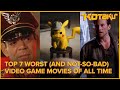 The Worst (And Not-So-Bad) Video Game Movies