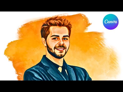 Photo to Watercolor Painting Effect in Canva (EASY Tutorial!)