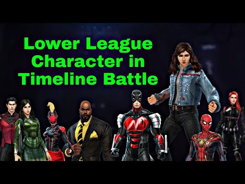 Lower League Very Worth Characters List For Timeline Battle 2022 - Marvel Future Fight