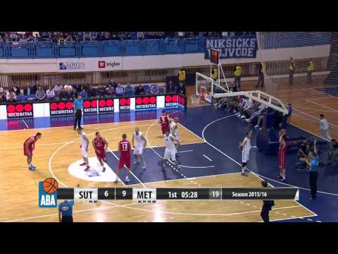 ABA Liga 2015/16, Round 4 match: Sutjeska - Metalac Farmakom (10.10.2015)