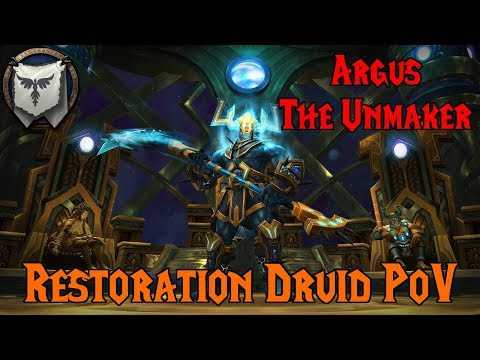 [WOW] Argus the Unmaker Mythic - Restoration Druid PoV
