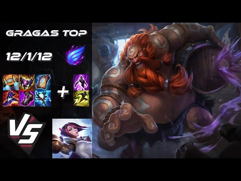 TOP Gragas vs Fiora - NA Challenger Patch 25.S2.5