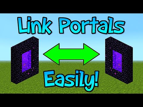 Smitty058 - How to Easily Link Nether Portals in Minecraft Bedrock & Java! Simple Quick Transportation!