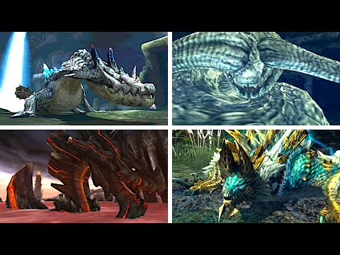 Monster Hunter 3 Ultimate - All Monster Intros (4K 60fps)