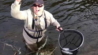 River Tweed Grayling - Tenkara fishing in Scotland with Orvis Guide