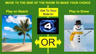 ThinkingPE Exercise Would You Rather