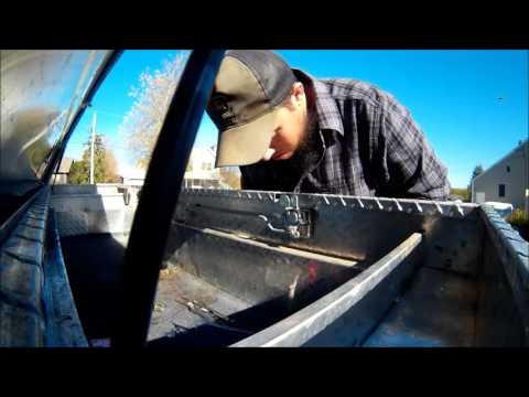 How to install a new lock for a tool box