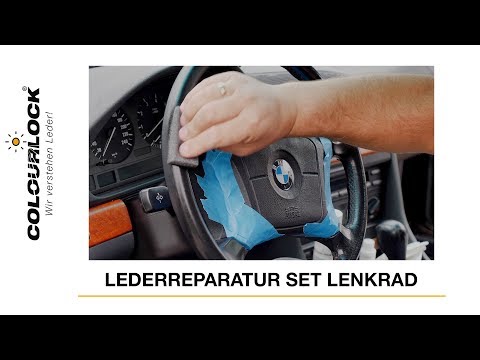 Lederlenkrad aufbereiten, Lederlenkrad reinigen, pflegen & nachfärben [Anleitung] - COLOURLOCK
