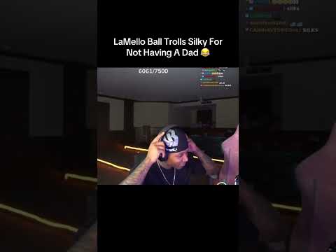 LaMello Ball Trolls Silky For Not Having A Dad😂 #funny  #fypシ #lameloball #lamelo #faze