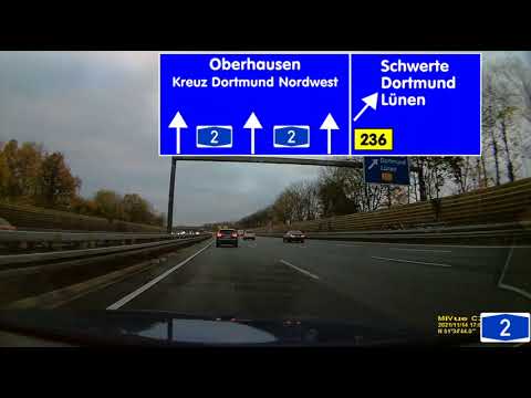 A2, A3: Kreuz Bielefeld - Kreuz Kaiserberg (A40) / Germany