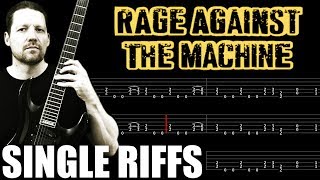 Down Rodeo RATM : Guitar Tab + Lesson