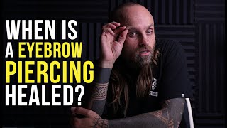 When is an Eyebrow Piercing Usually Healed? | UrbanBodyJewelry.com