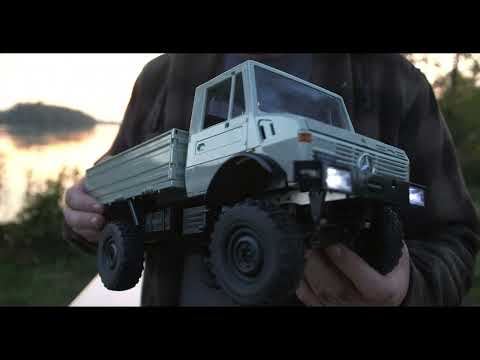 1/12 AMEWI Mercedes-Benz Unimog Rc Crawler TEST mit Weathering.