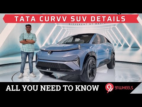 Tata Curvv Electric SUV Coupe Concept Detailed Walkaround || Here's All you Need To Know