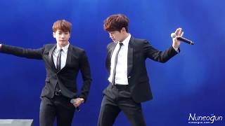 [Guilty Love] 150103 &#39;OLD BOY VS YOUNG BOY&#39;/ 150110 2PM New Year LIVE 2015 USJ_준호직캠_By Nuneogun