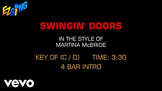 Download lagu Martina McBride - Swingin' Doors (Karaoke) mp3