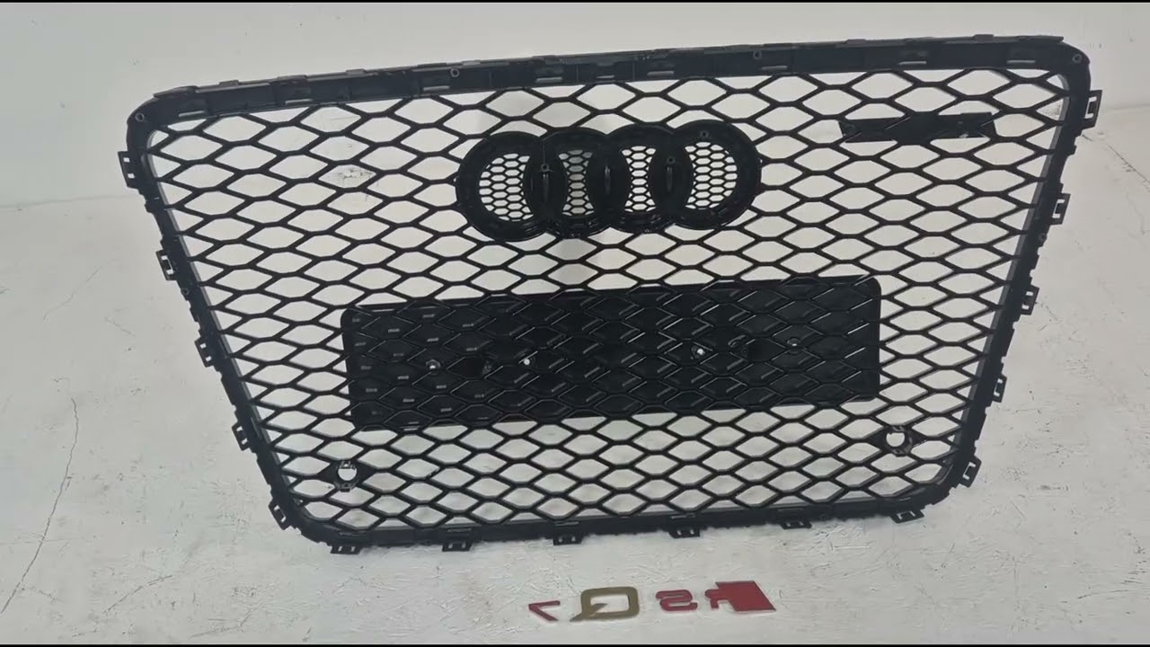 Audi Q7 2005-2015 Front Grille RSQ-Style (black) Video 1