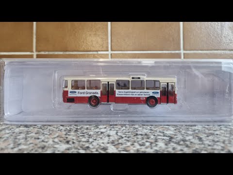 Brekina mercedes benz O 305 Der KBE Köln  sondermodell ford granada köln #mercedes#bus#modellbus  