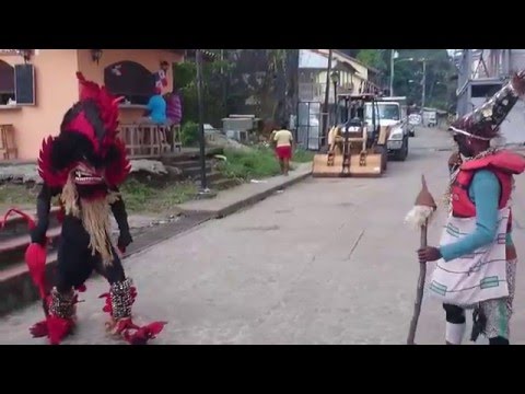 Diablito and Congo in Portobelo Panama