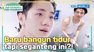 Download lagu [IND/ENG] Gak masuk akal! Kok bisa ganteng banget di pagi hari? | Fun-Staurant | KBS WORLD TV 231218 mp3